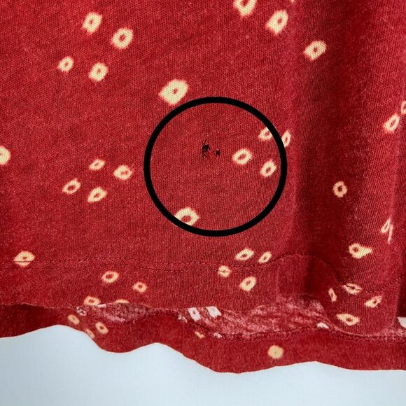 Tiny Women's Size Small Embroidered Split V Neck Sleeveless Top Boho Shirt - Picture 8 of 12